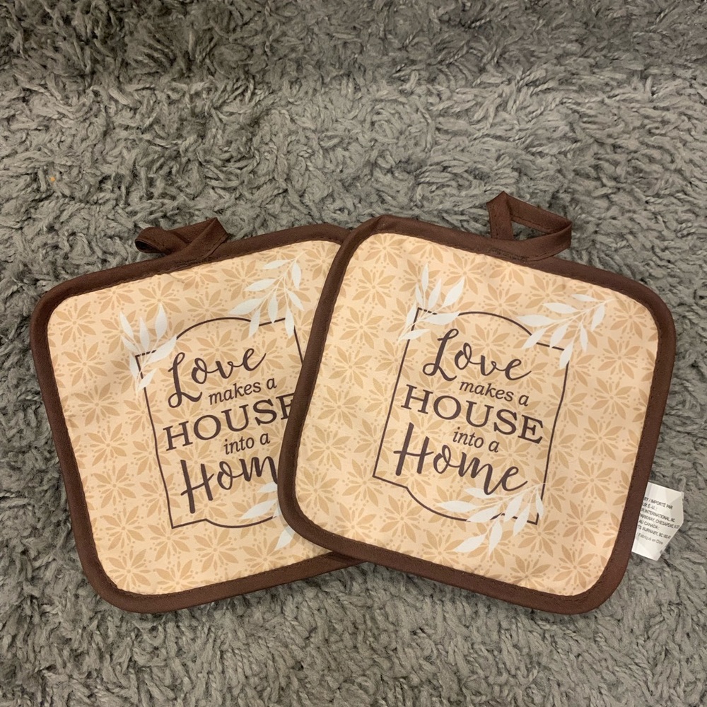 2pk Cotton Pot Holders